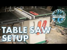 How to Set Up a Table Saw | Woodworking/DIY