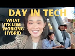 vlog | day in the life working in tech, are companies going back to work? Hybrid and remote jobs