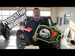 Honda Element Headlight Protection Film Installation