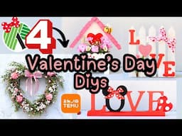 4 New VALENTINE'S DAY DIY IDEAS ❤  Home Decor you WANT TO MAKE in 2025