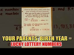 Win Big Jackpot Using Your Parents' Birth Year!