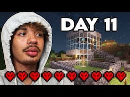 Creating A SILVERFISH FARM In Minecraft (DAY 11)