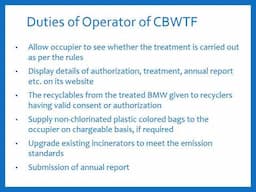 4 2  Biomedical Waste Management  Collection & Segregation