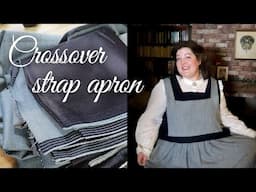 Make a Practical and Pretty Crossover Strap Apron *Beginner Friendly*