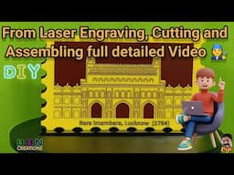 Colour Acrylic sheet Laser Engraving, Cutting and Assembling full Video #lasercutting #diy