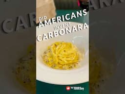 Is Roman Carbonara an American Creation? #pasta #carbonara