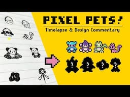 Designing 4 NEW pets for our game! | Pixel Art & Animation