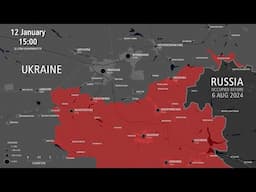 Russian Invasion of Ukraine: Pokrovsk Offensive (New Map) - Every Day [Aug 6 2024 to Jan 12 2025]