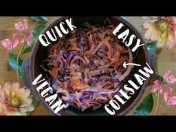 Vegan Coleslaw Recipe // Quick & Easy