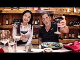 Vietnamese Country Girl Serves Fine Dining Steak in Wine Cellar Celebration