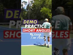 Demo Practice Short Angles #shorts #tennis #federer #djokovic #nadal #carlosalcaraz