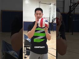 Where to CONTACT the Volleyball for a better Float Serve