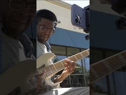 I Recorded Bass on a Song with Just My iPhone #travisdykes #bass #musician