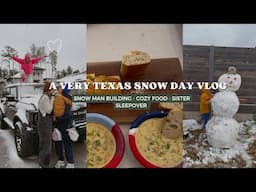 VLOG - Snow day - Sister Sleepover - Cozy Soup