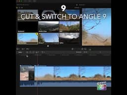 Final Cut Pro Shortcut | 9 | Cut & Switch to Viewer Angle 9