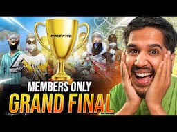 MEMBERS ONLY FREE FIRE LIVE TOURNAMENT FINALS - DESI ARMY