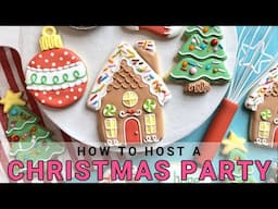 How to Host a Christmas Cookie Party