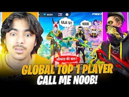 Global Top 1 Player VS Laka Gamer🤯I Challenge Him for 1 vs 1😱औकात की बात - I lost 7 - 0❓