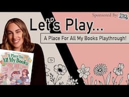 Let's Play... A Place For All My Books! | Solo Playthrough Livestream!