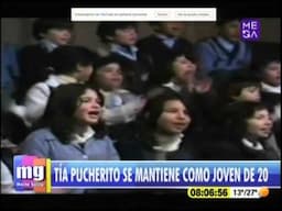 Tía Pucherito se mantiene como joven de 20 años