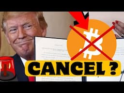 BIG NEWS || ATTEMPT TO CANCEL BITCOIN RESERVE BILL ?