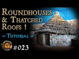 Crafting Thatched Roundhouses & huts (tutorial) for Tabletop RPG