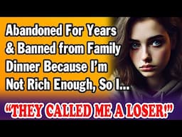 Abandoned For Years & Banned from Family Dinner Because I’m Not Rich Enough!