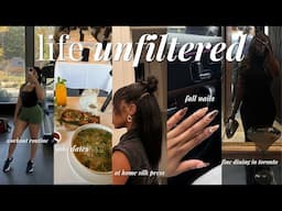 LIFE UNFILTERED: luxury pr, period shopping, bloating tips, trying cottage cheese, fall nails & more