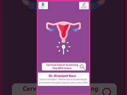 Cervical cancer symptoms | Pap/HPV Cotest | Cervical cancer screening  #hpv - Dr. Kiranjeet Kaur