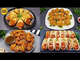 Iftar Recipes, Bread Cones, Thread Chicken, Chicken Bites, Palak Pakora, Fish Pakora Ramadan Recipes