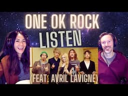 Voices Complement Each Other | Our Reaction to ONE OK ROCK - Listen (Feat. Avril Lavigne)