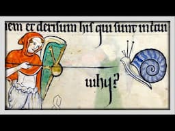 Why Medieval Artists Were Obsessed With SNAILS Fighting KNIGHTS