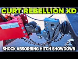 CURT REBELLION XD TEST! Shock Absorbing Hitch Showdown! CURT vs SHOCKER vs GENY vs Bulletproof