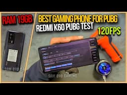 Best Gaming Phone Redmi K60 PUBG Test | 120FPS | Heat & Lag | Battery | Gyro | Price | Electro Sam