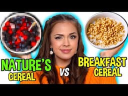 NATURE'S CEREAL IS A REAL THING! | I tried trending Tik Tok breakfast