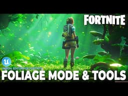 How to create foliage in Fortnite🏝️ UEFN FOLIAGE Tools Beginner Tutorial 🌱 2024 UEFN tutorial