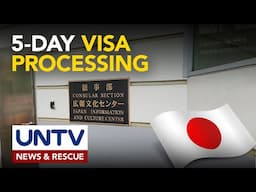 Embassy ng Japan, pinabibilis ang pagproseso ng visa sa limang araw