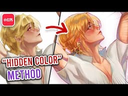 Trying POPULAR CHINESE ARTISTS Coloring Method "Hidden Colors" | Xiaohongshu