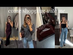 COME SHOPPING WITH ME, AUTUMN OUTFIT IDEAS & A HOTEL STAY