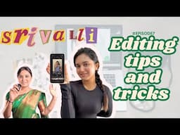 “My Srivani transition : Editing tips and tricks!!”😍🪬#varsha_kaveri #editing