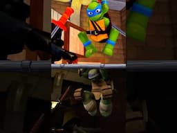 Ninja Turtles fight REAL ninjas…in ROBLOX | #TMNT #Shorts