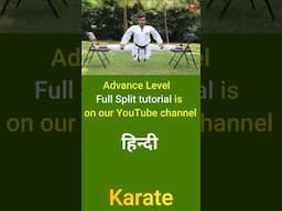 Advance Level Full Split #flexibilitytraining #karatepractice #flexibility #fullsplit