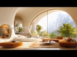 Cozy Living Room Space with Happy Jazz Music 🌞 Sunny Day at A Tranquil Ambience for Deep Relaxation