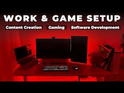 My Work & Gaming Setup! 💻🎮 | Content Creation, Gaming & Software Development