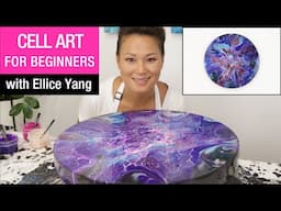 How to Create & Resin A Cell Art Painting: Beginner Friendly Tutorial