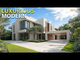 Luxurious Modern House Architecture Design with Open Layout Interior