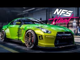 Need for Speed Heat 2019 - Nissan GTR Customization & Police Chase Gameplay