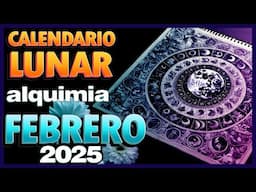 Dias de Luna Totales Calendario Lunar FEBRERO 2025