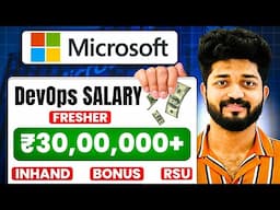 Fresher 30 lakhs Salary for DevOps @Microsoft|Why DevOps Engineers are paid so much?Bargain with HR🔥