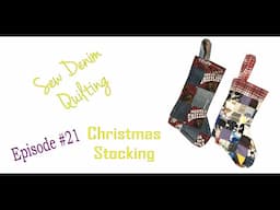 Christmas Stocking Ornaments - Scrap Buster project